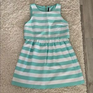 Mint/seafoam stripe kensie dress